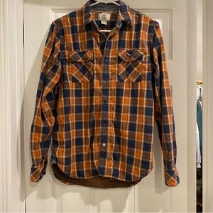 Timberland regular fit small plaid button down shirt